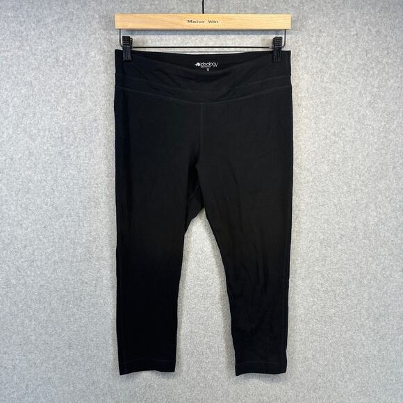 Ideology Leggings Womens Size Medium Black Cotton Blend Capri Pull On Stretch - Picture 1 of 10